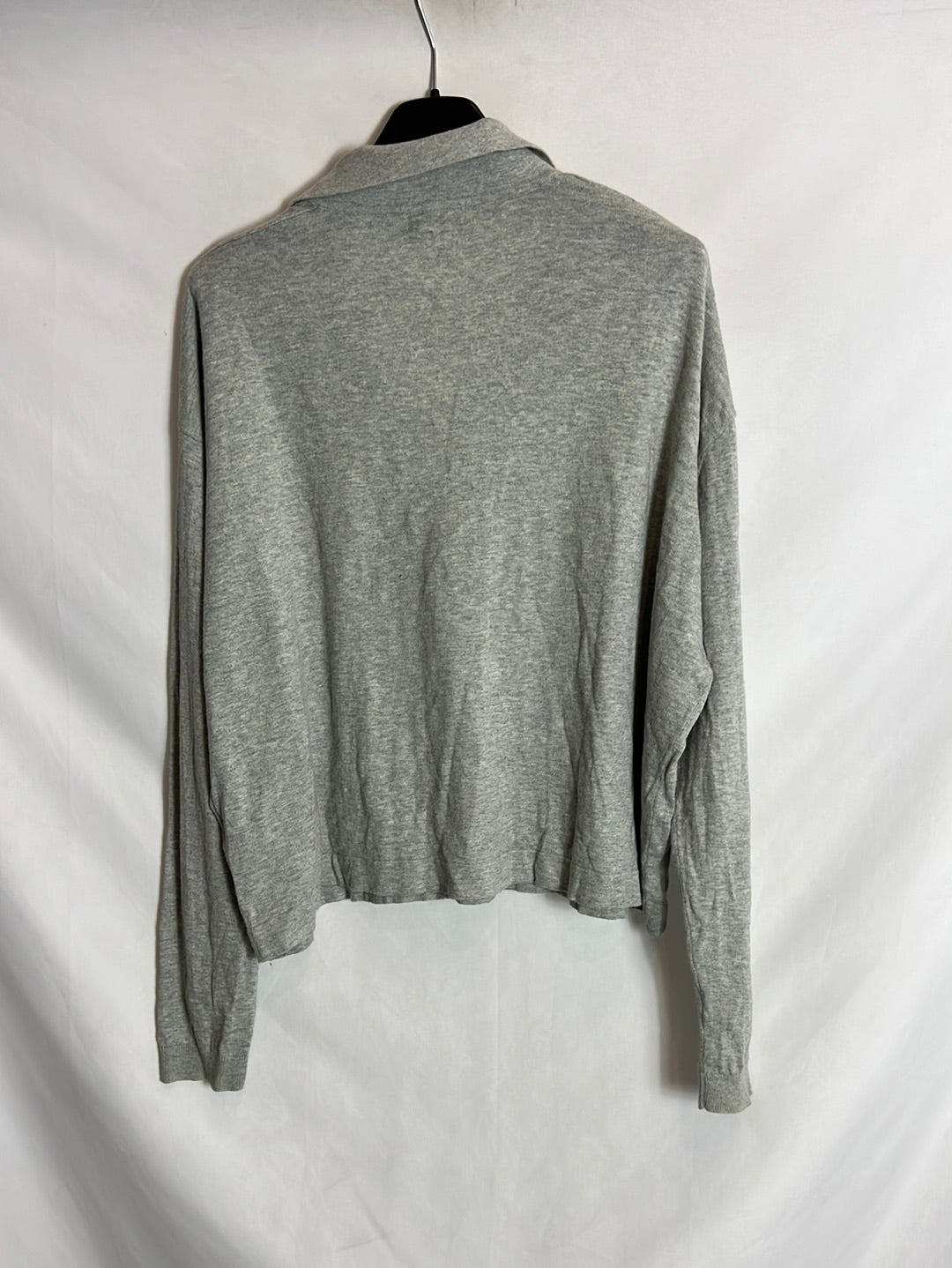 BROWNIE. top gris polero T.s/m