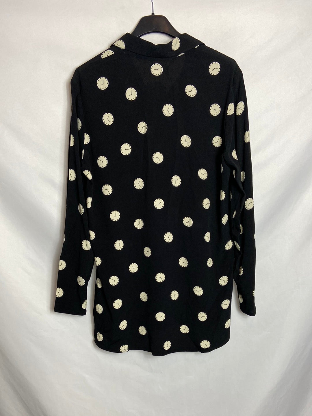 NICE THINGS. Camisa estampado relojes T.36