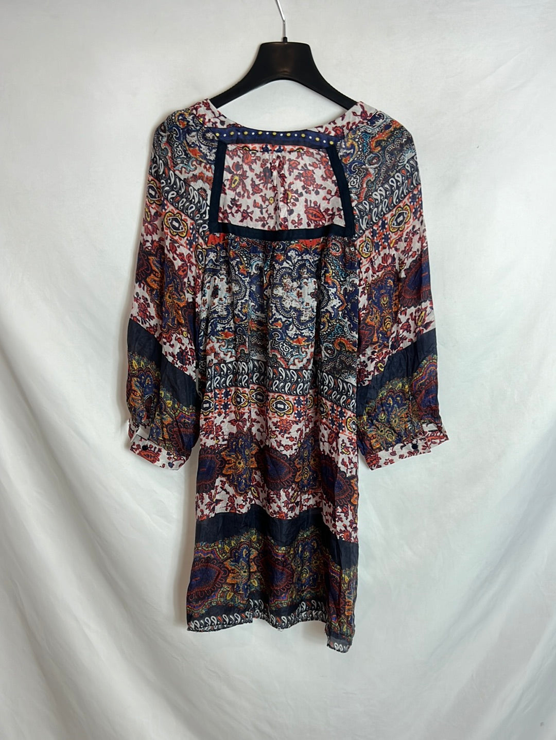 ZARA. Vestido/blusa estampado T.M