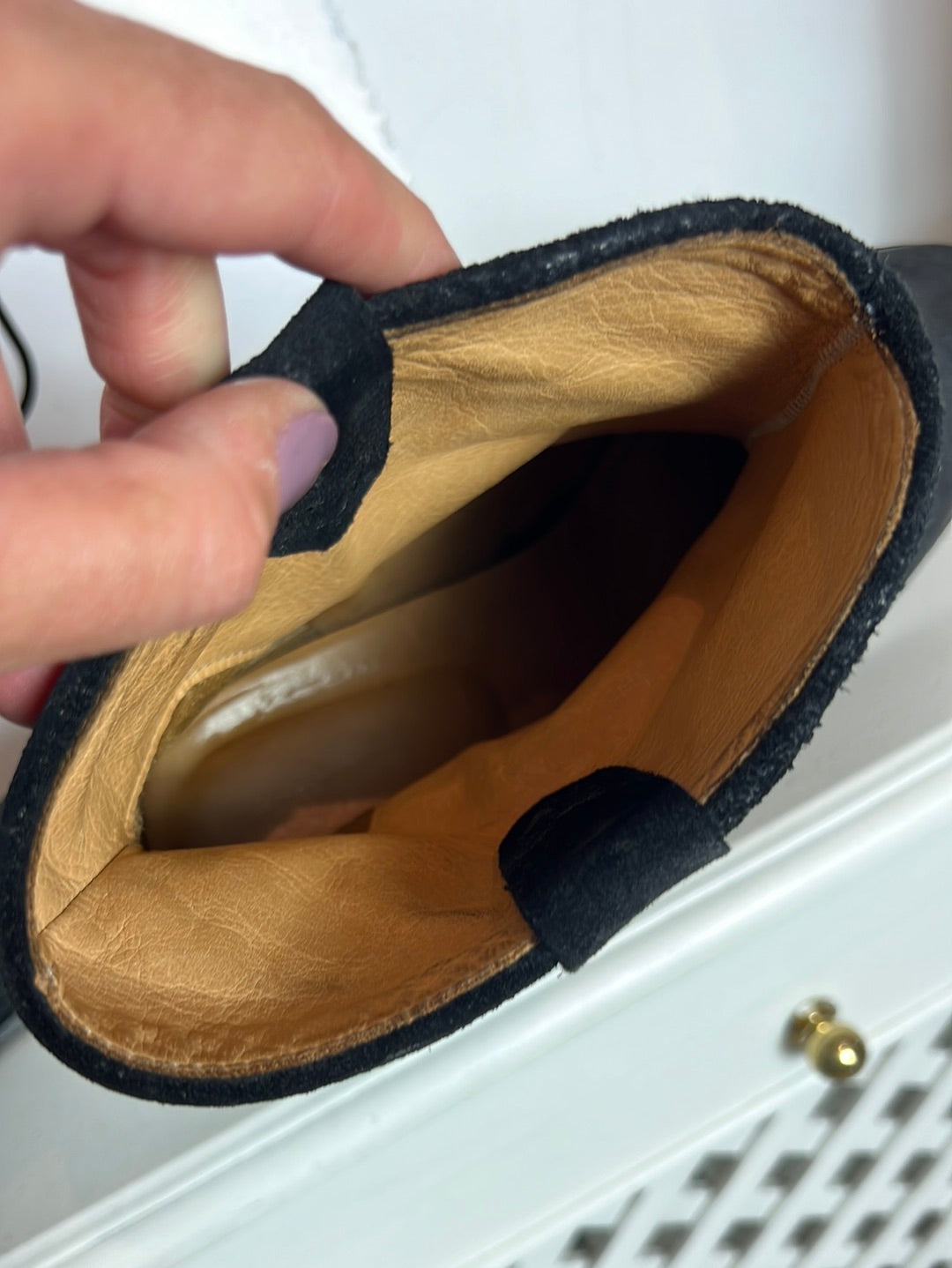 ISABEL MARANT. Botines piel plataforma interior. T 41