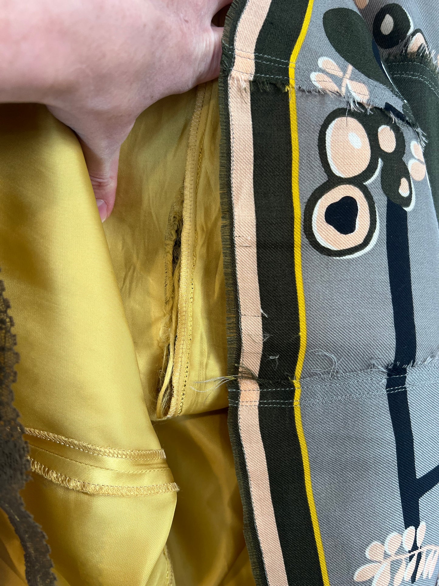 PAUL SMITH. Falda estampado con lana. T 40 (S)