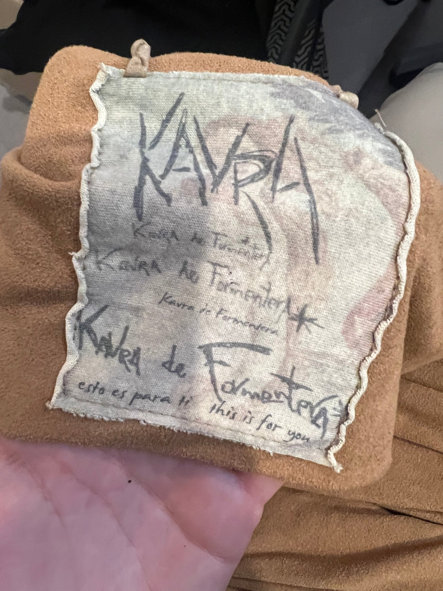 KAVRA. Falda antelina larga T.34/36