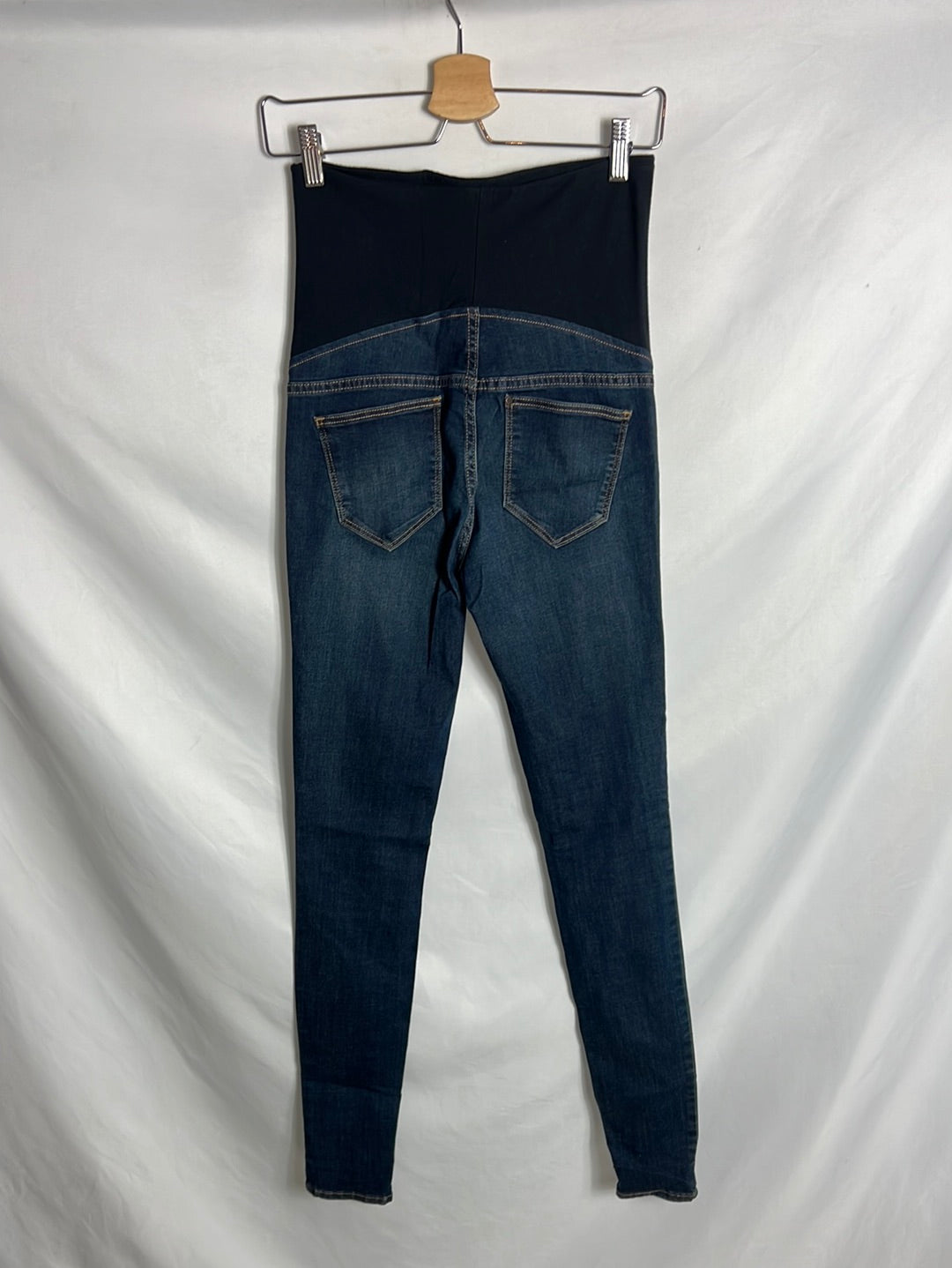 H&M. pantalones premama denim T.34