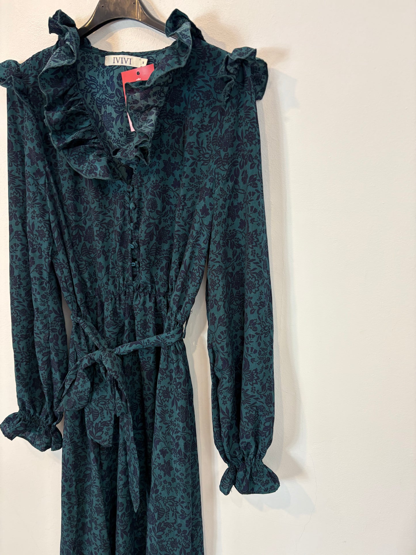 OTRAS. Vestido midi estampado fluido