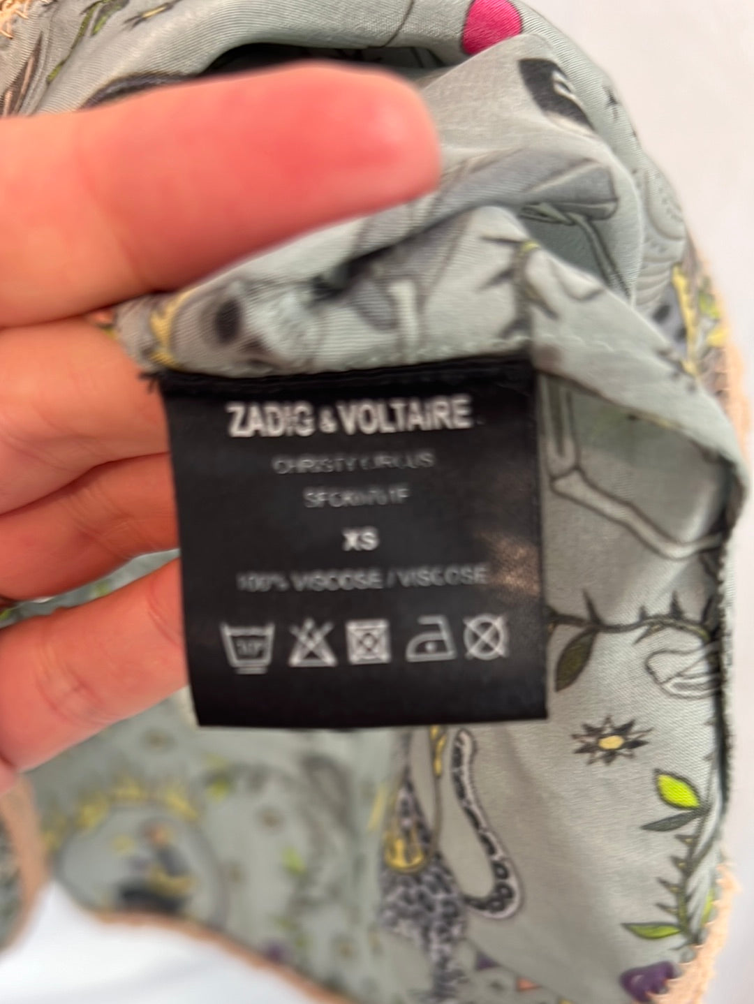 ZADIG&VOLTAIRE. Printed camisole. XS