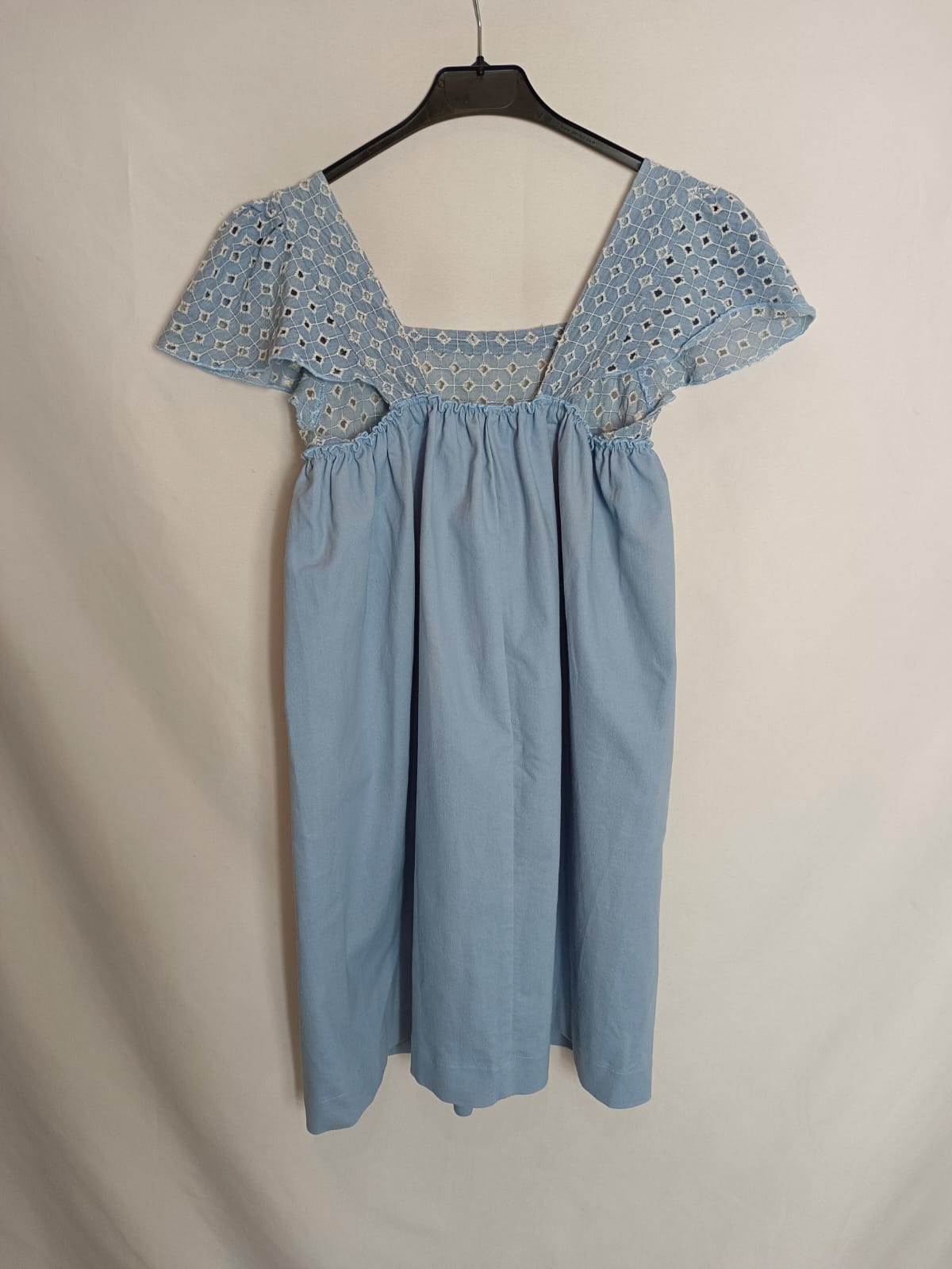 BARBARROSA. Vestido denim bordado T.m