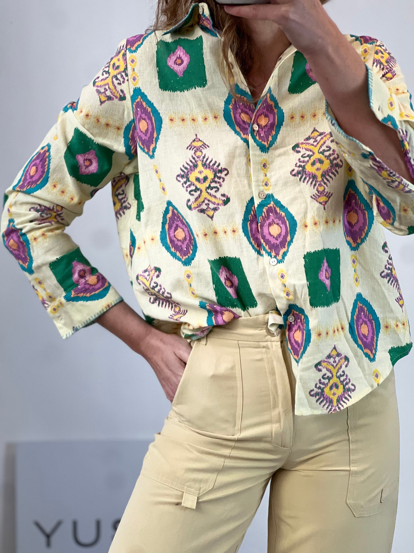 SCALPERS. Retro print medley shirt. TM