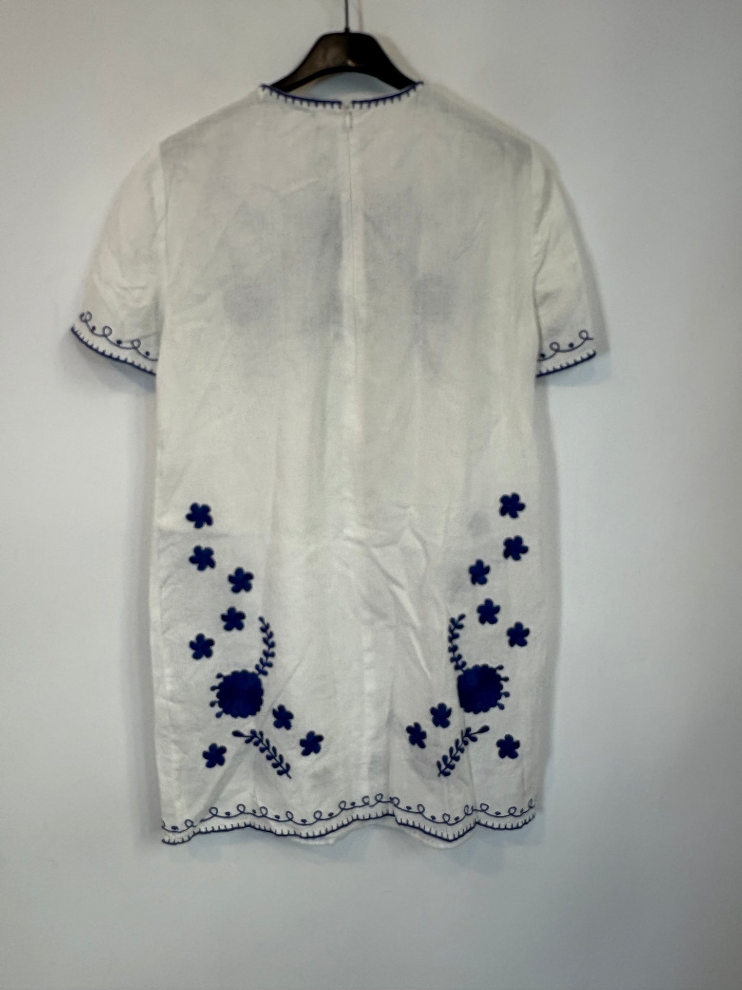 ZARA. Mustard textured back top. TS