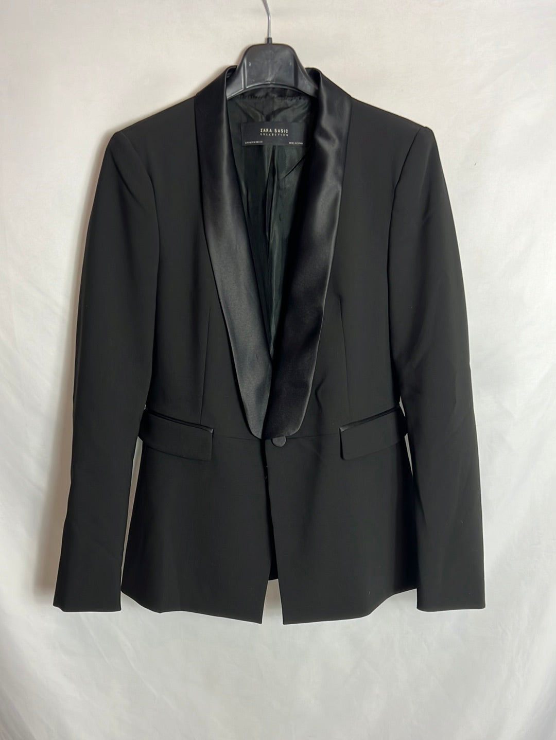 Traje Chaqueta Mujer Zara Traje De Baño Mujer Blazer Negra Solapa