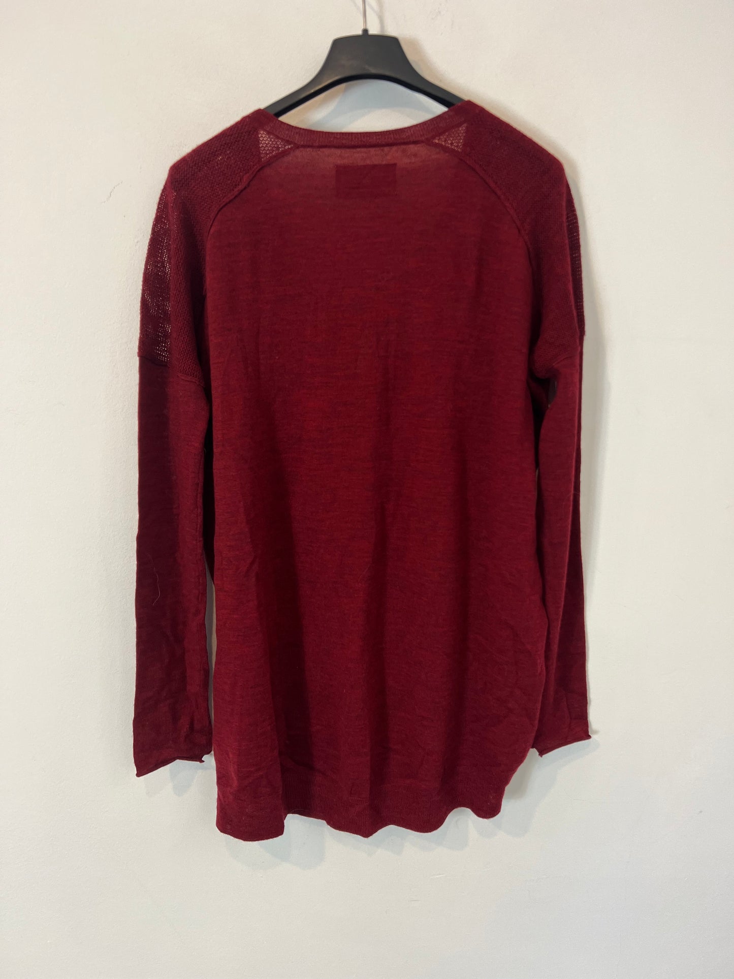 ZADIG & VOLTAIRE. Burgundy wool sweaterT.s