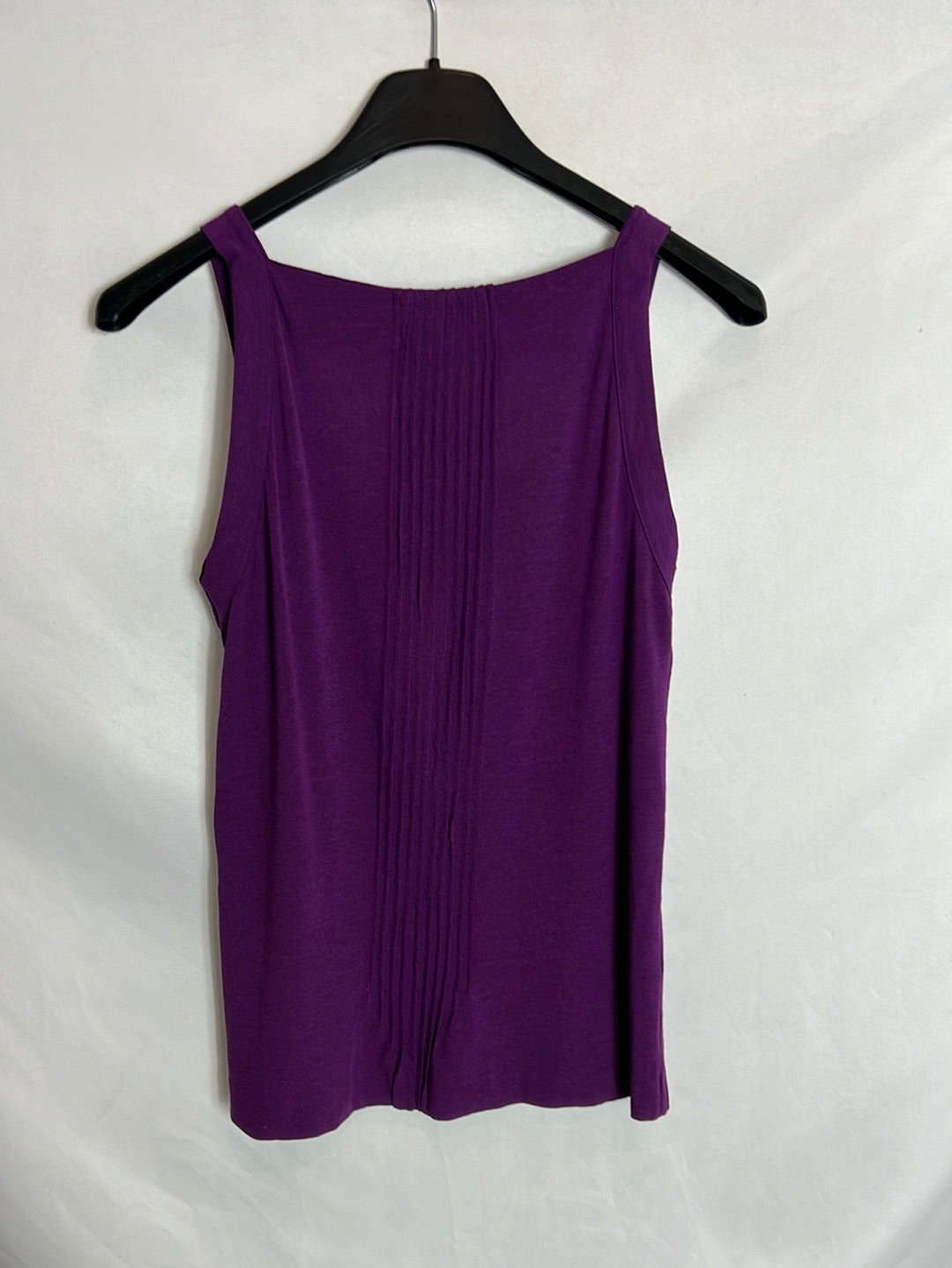 ETRO. Purple pleated top, size 38