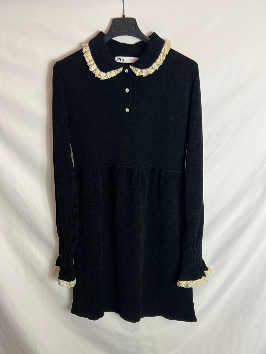 blue dress for baby girl SOLD Christian Lacroix Black Silk Chiffon Dress With Off White Silk Co –  Palm Beach Vintage main image 0