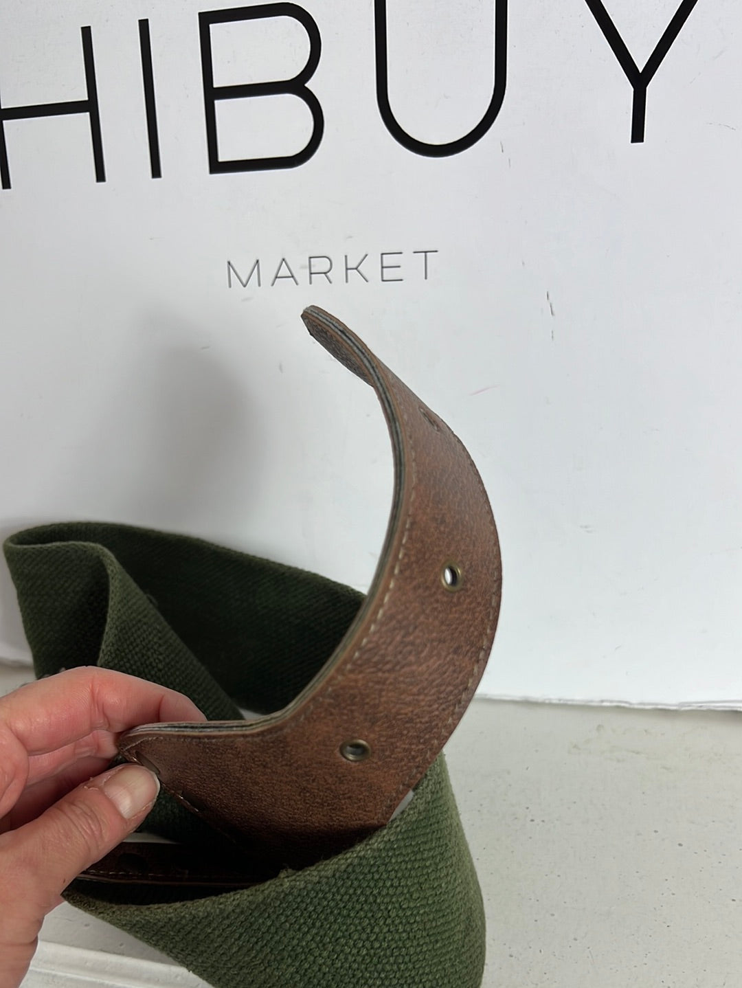 CASCABEL. Cinturón doble textura ancho