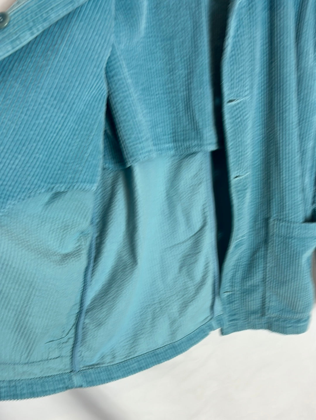 AMERICAN VINTAGE . Chaqueta pana turquesa. T XS/S