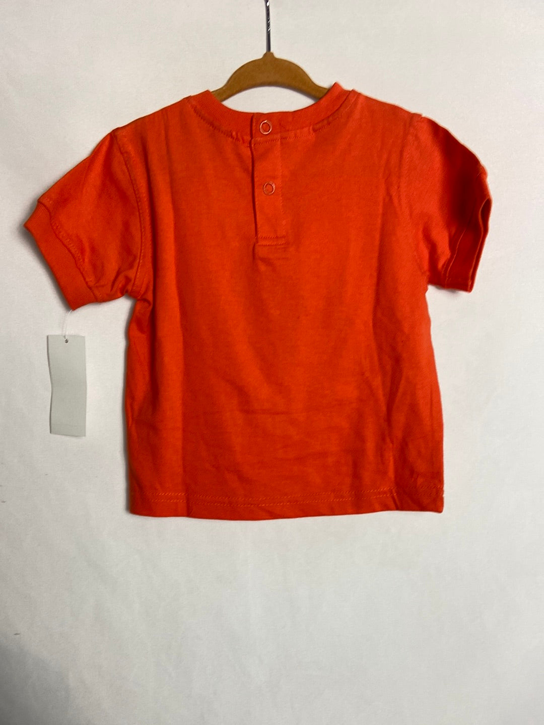 US POLO ASSN. Orange logo T-shirt. Size 12 months