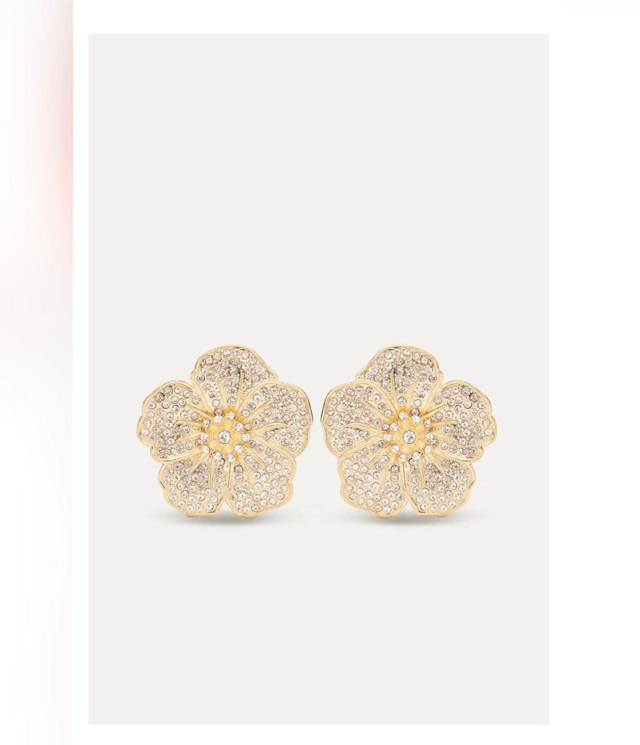 REDONDO BRAND. Pendientes flor