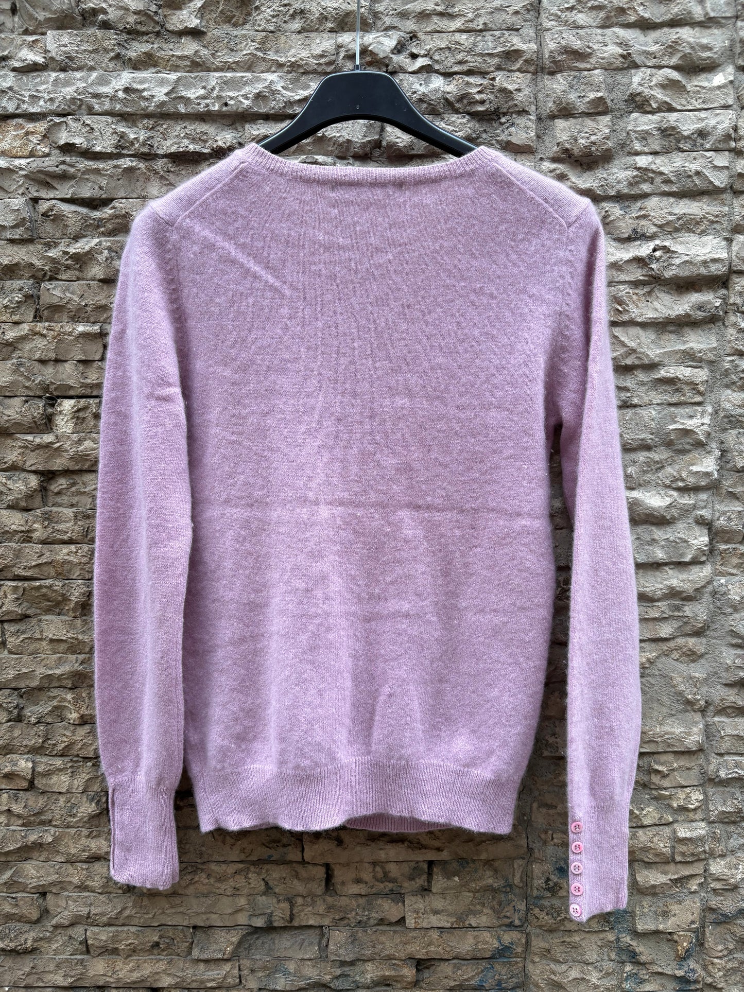 EASY WEAR. Chaqueta malva cashmere