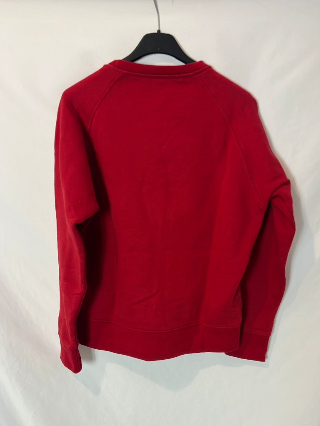 LUCIA BE. Sudadera roja slogan. T S