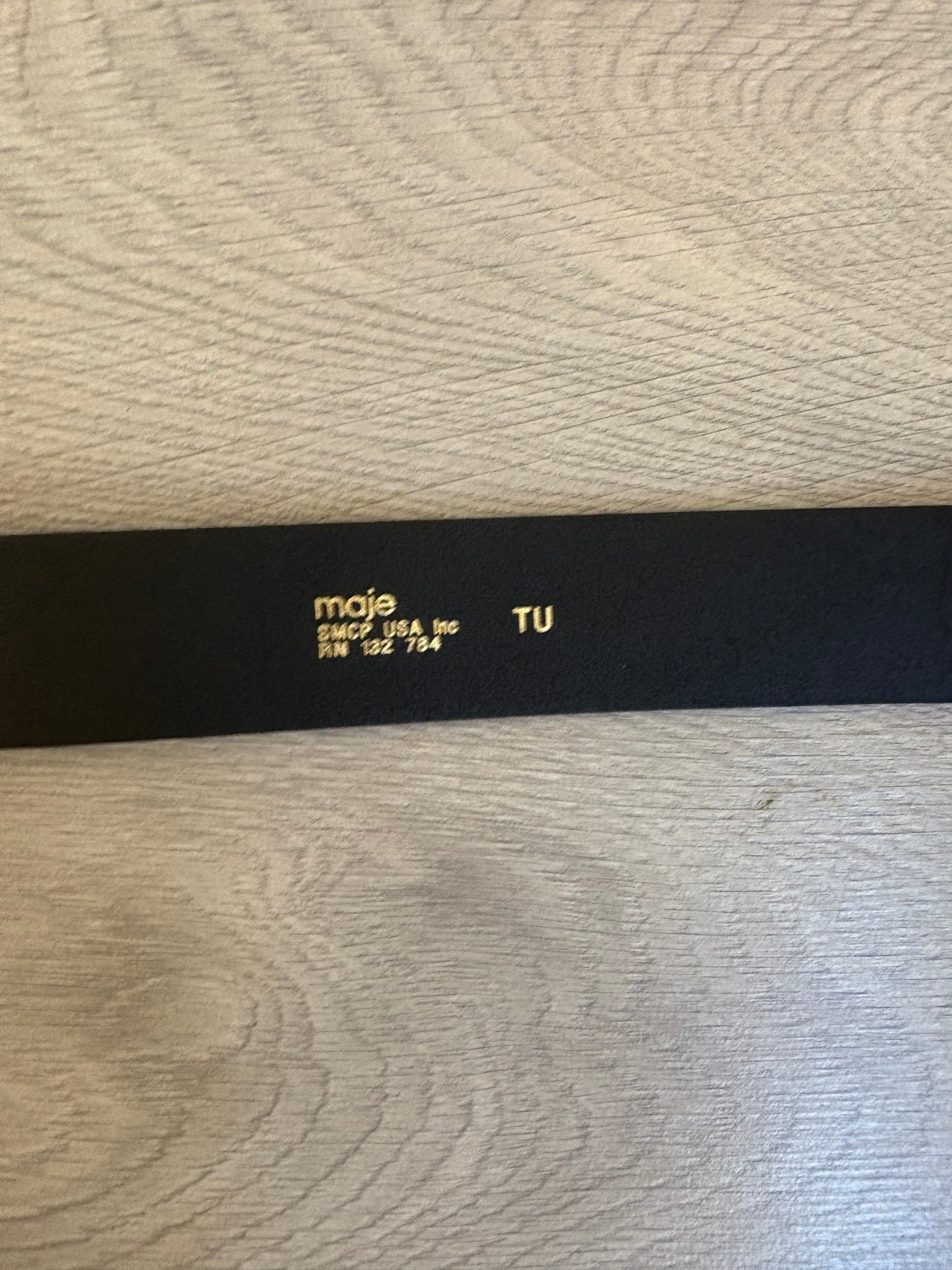 MAJE. Fringed leather belt. YOUR