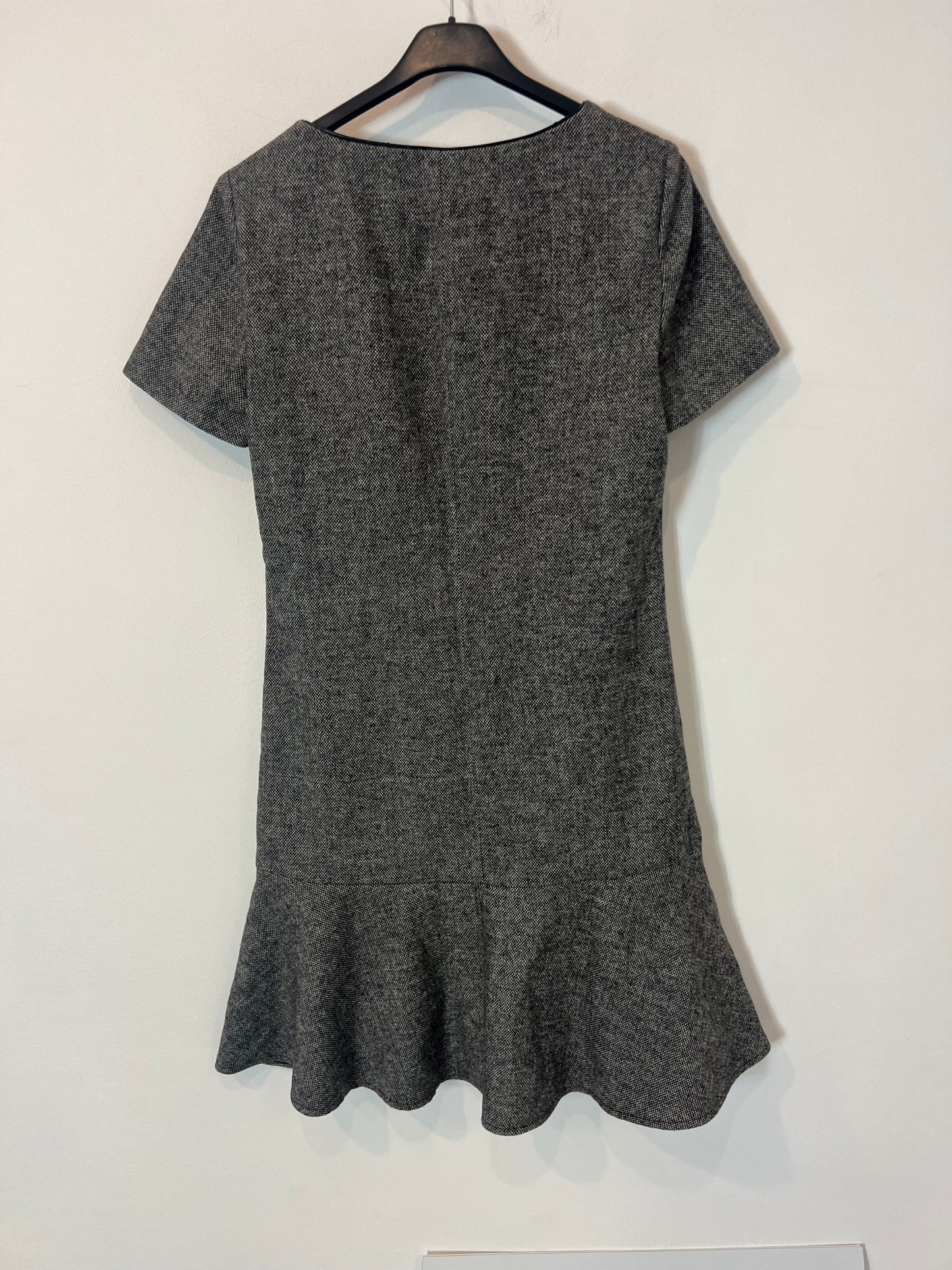 CAROLL. Vestido corto jaspeado con lana. T 40