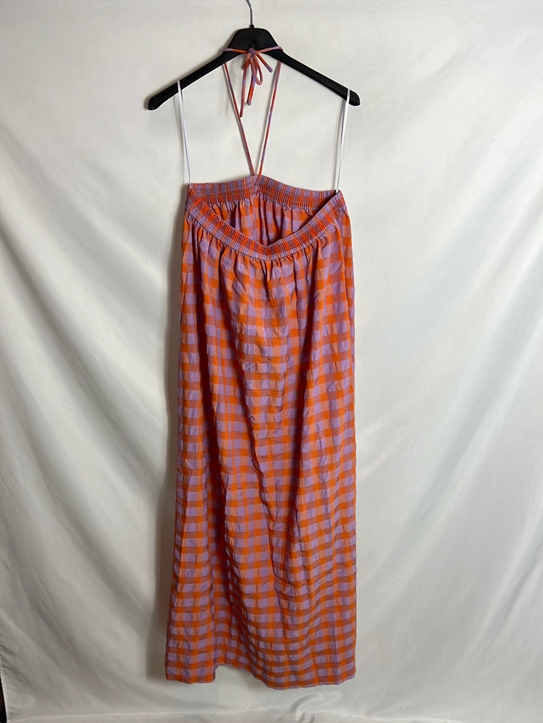 ZARA. Vestido cuadros. TXS