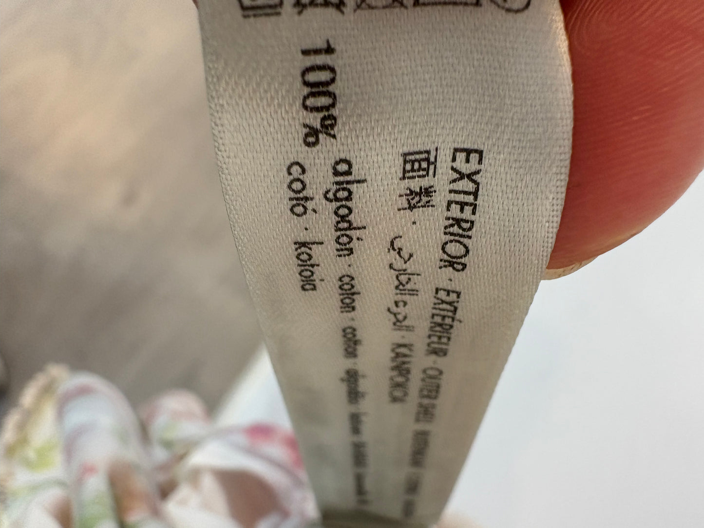 UTERQÜE. Vestido largo flores. T S