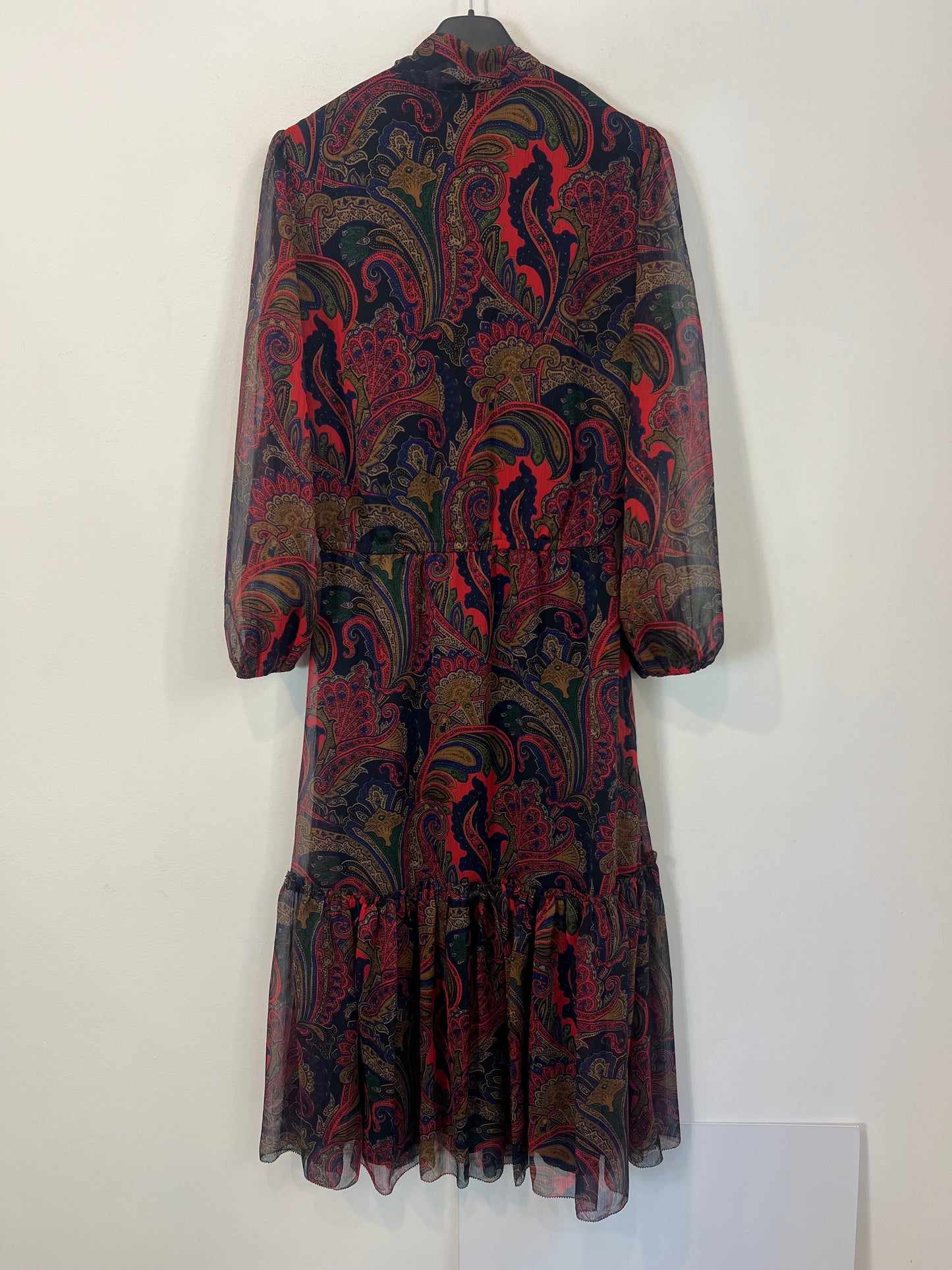 RALPH LAUREN. Vestido estampado amebas T.2(m)