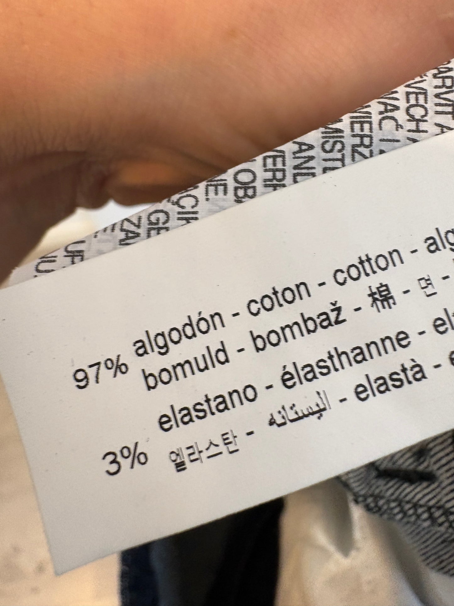 ZARA. Denim ligero pinzas