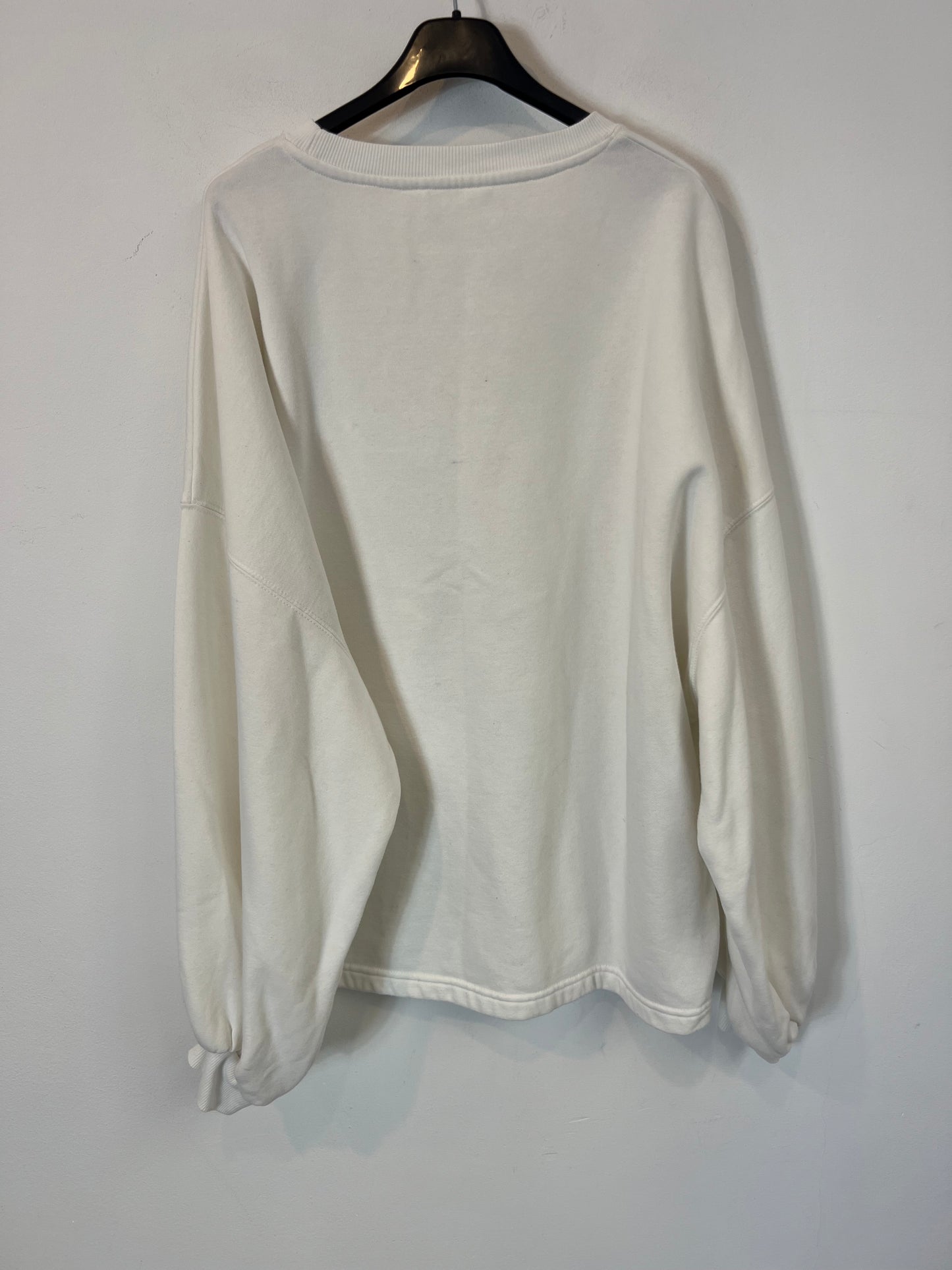 PRIMARK. Sudadera blanca básica. T L