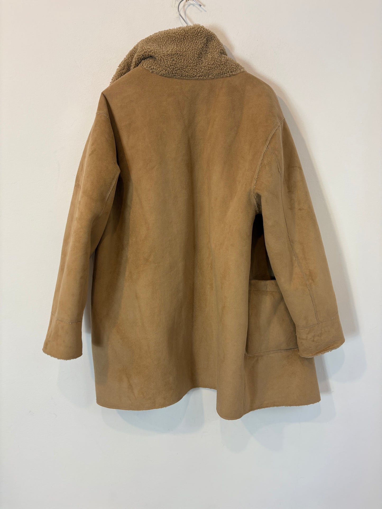 ZARA. Abrigo reversible beige. T 13-14 años (S)