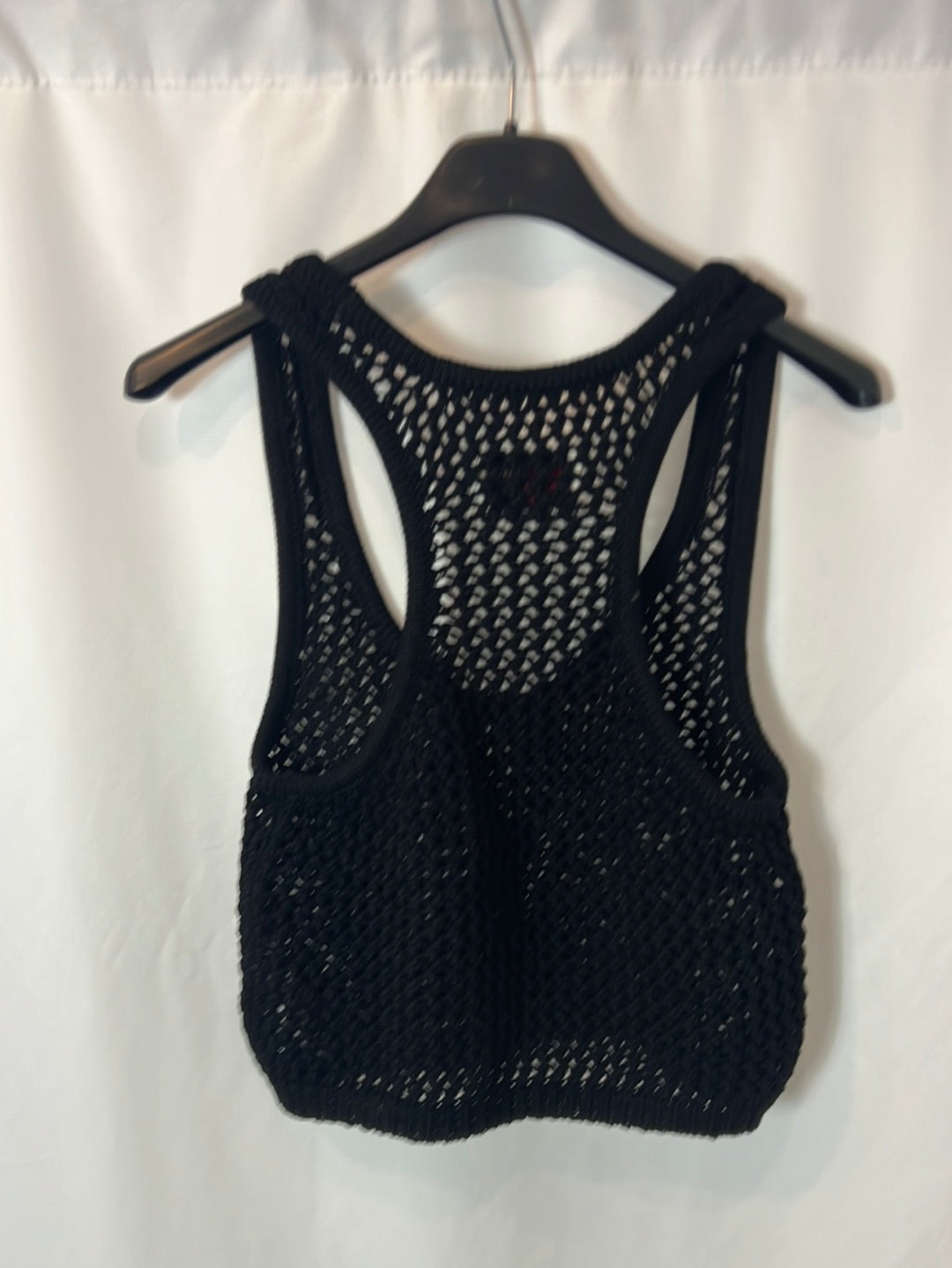 ZADIG&VOLTAIRE. Openwork black top. T.S.