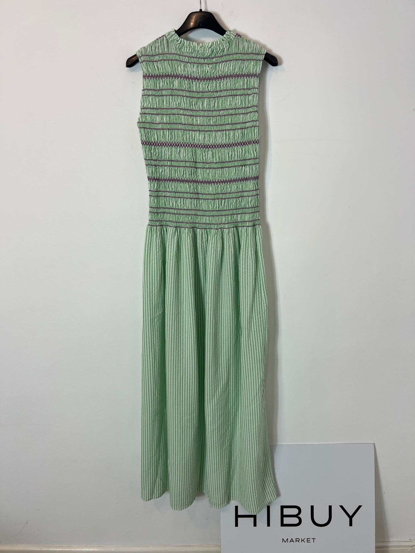 MARIA DE LA ORDEN. Long striped Ts dress