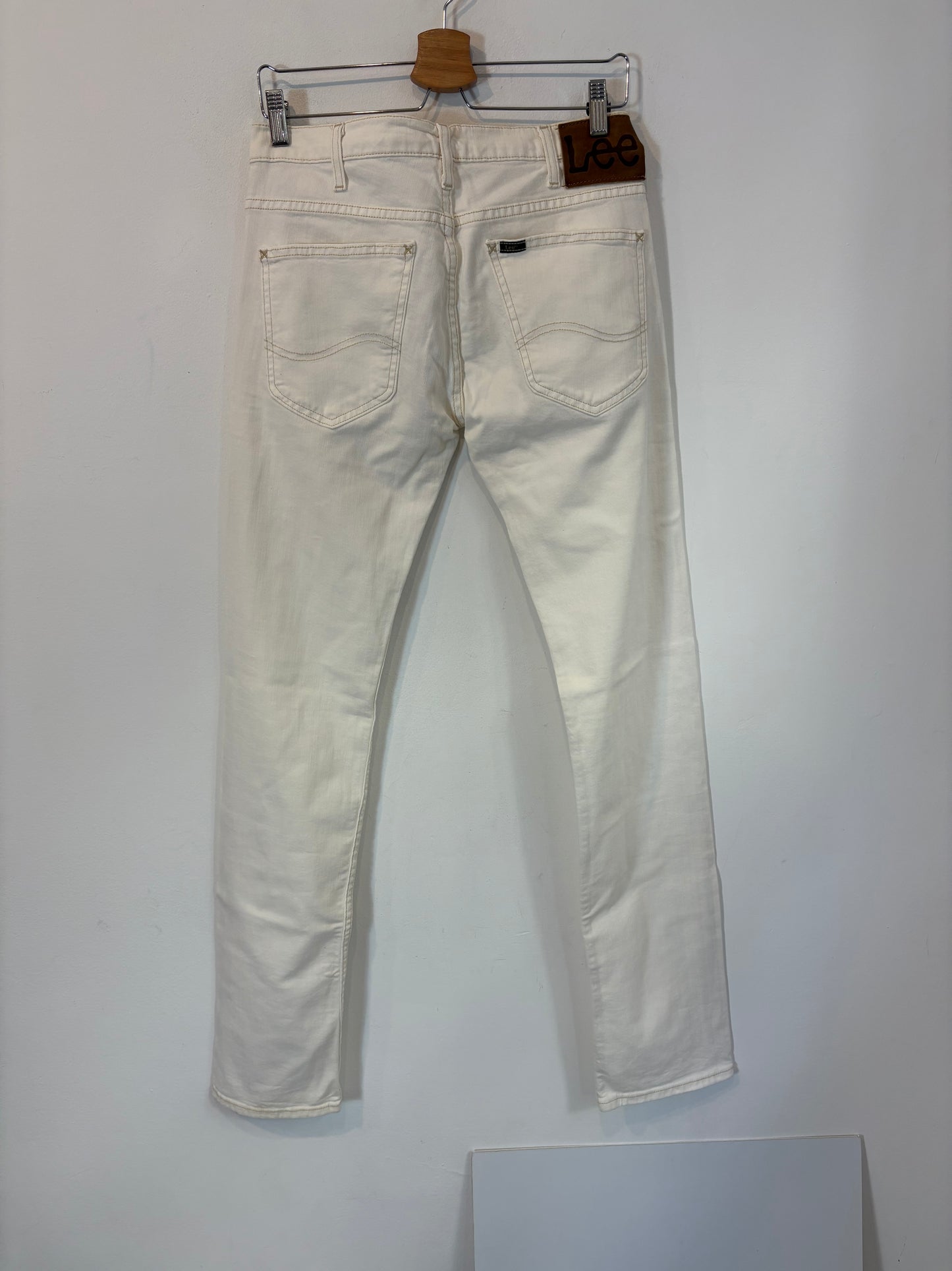 LEE. Denim recto blanco. T 38