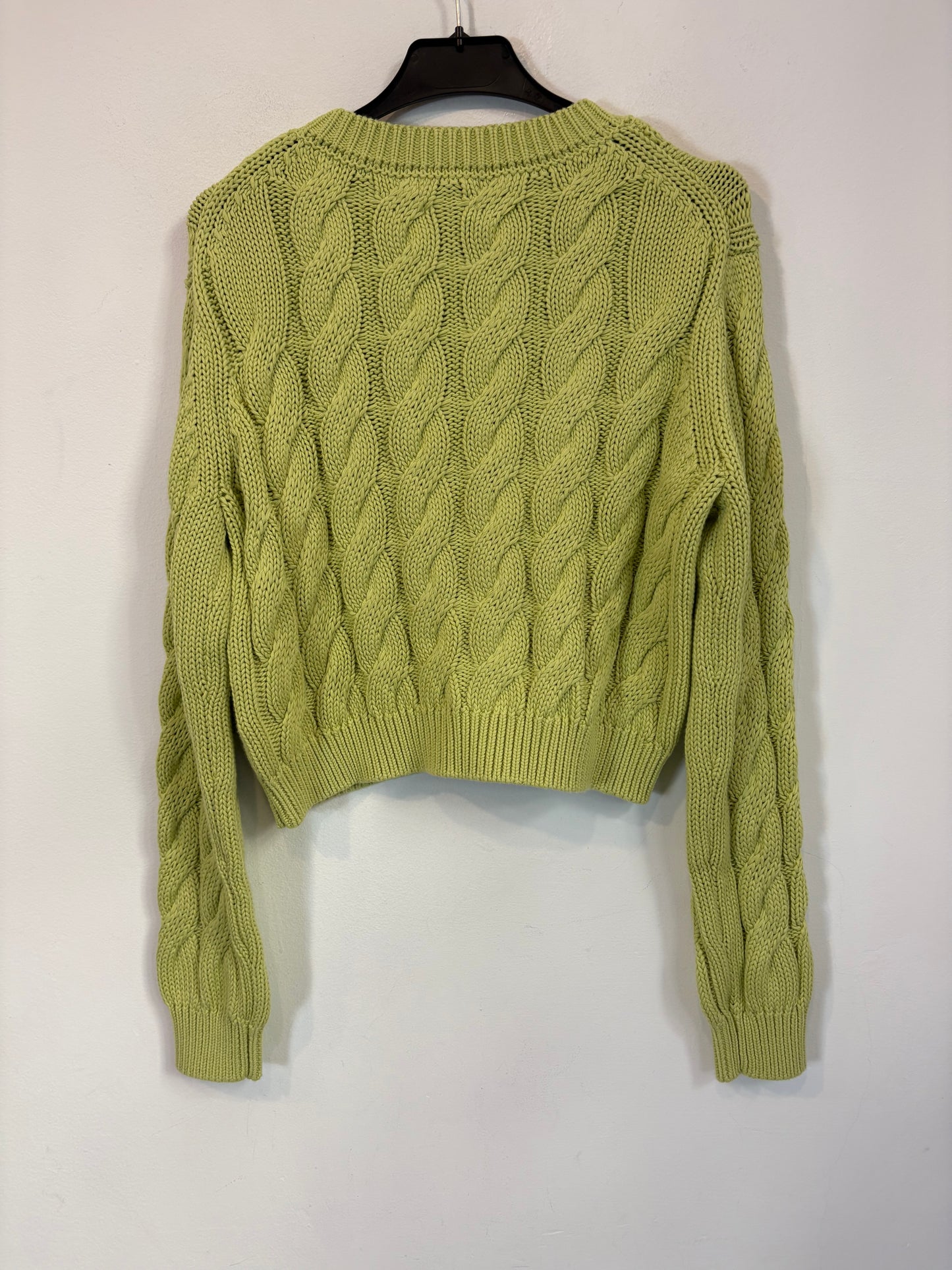 ZARA. Mustard textured back top. TS