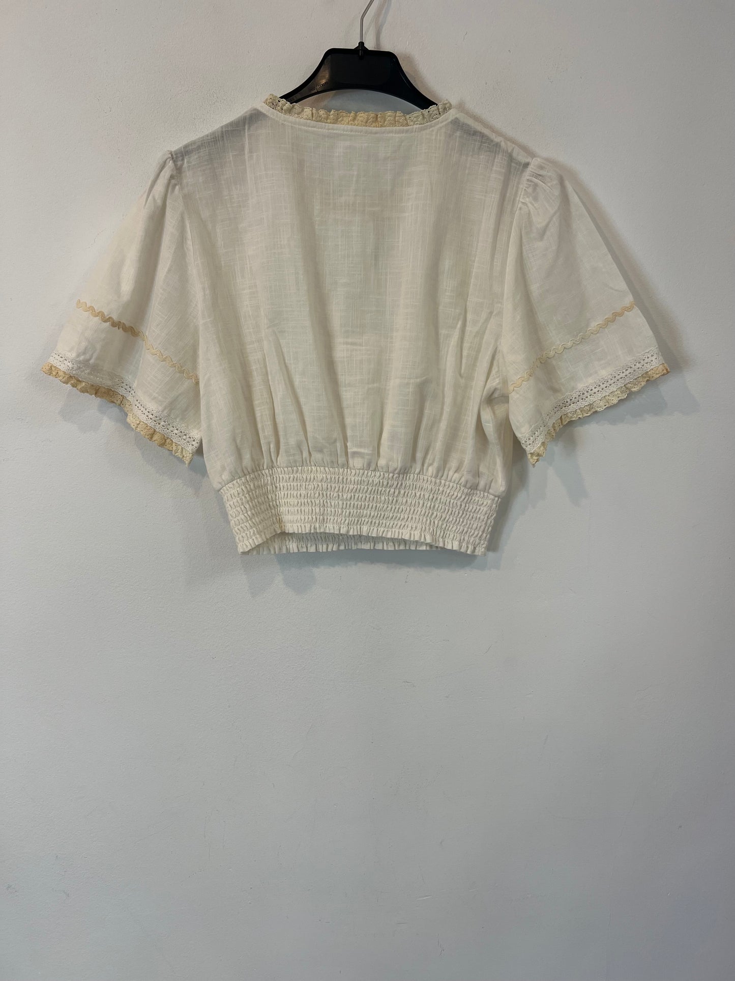 OTRAS. Blusa encaje beige TU(S)