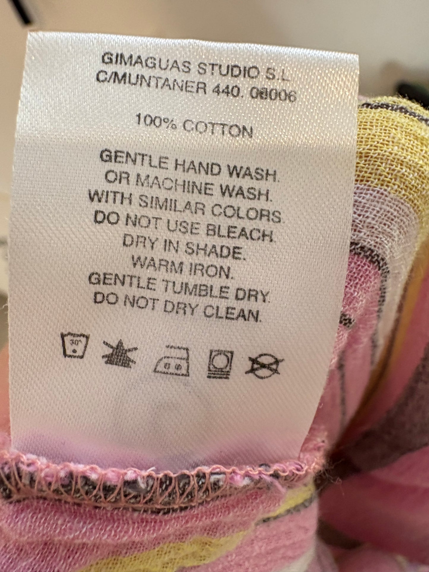 GIMAGUAS. Pantalón algodón rayas
