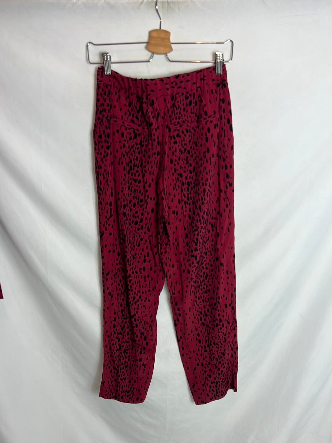 SCALPERS. Total look granate print. T XS/S