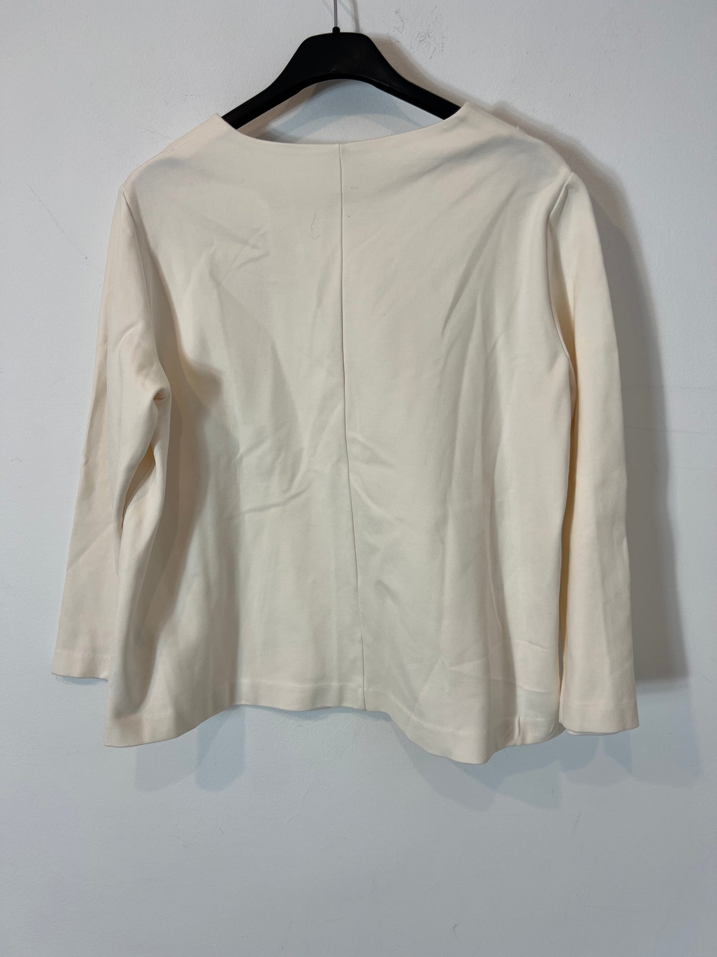 BIMBA Y LOLA. Camiseta beige amplia T.m