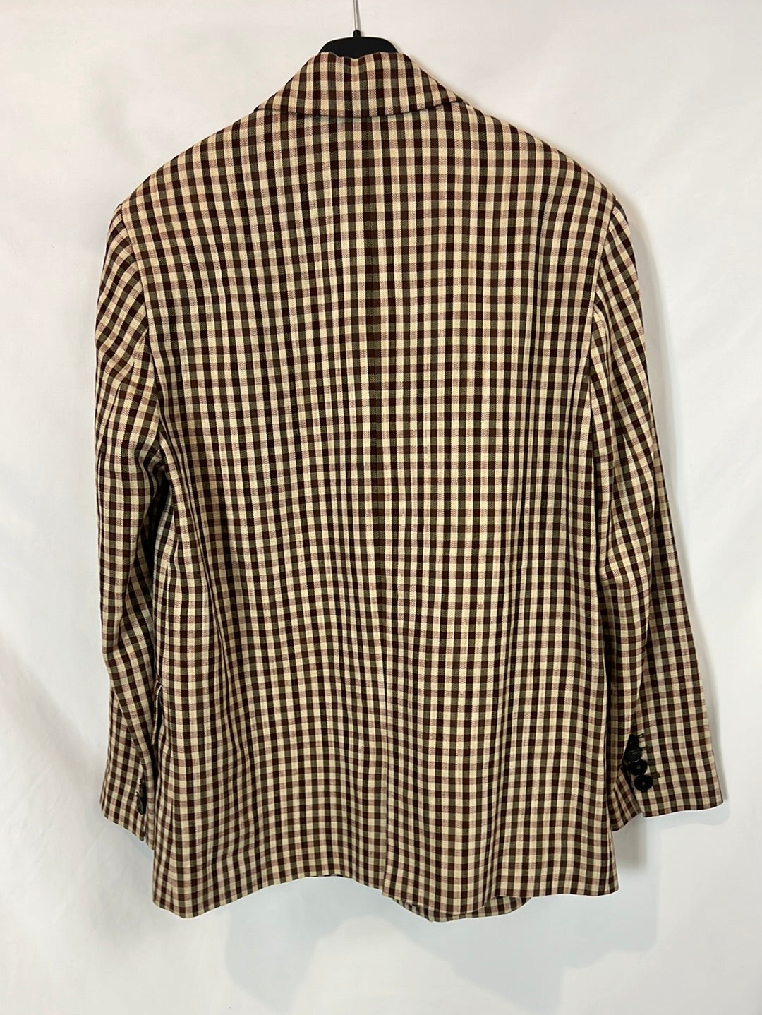BELLEROSE. Blazer de cuadros oversized T.0(xs)