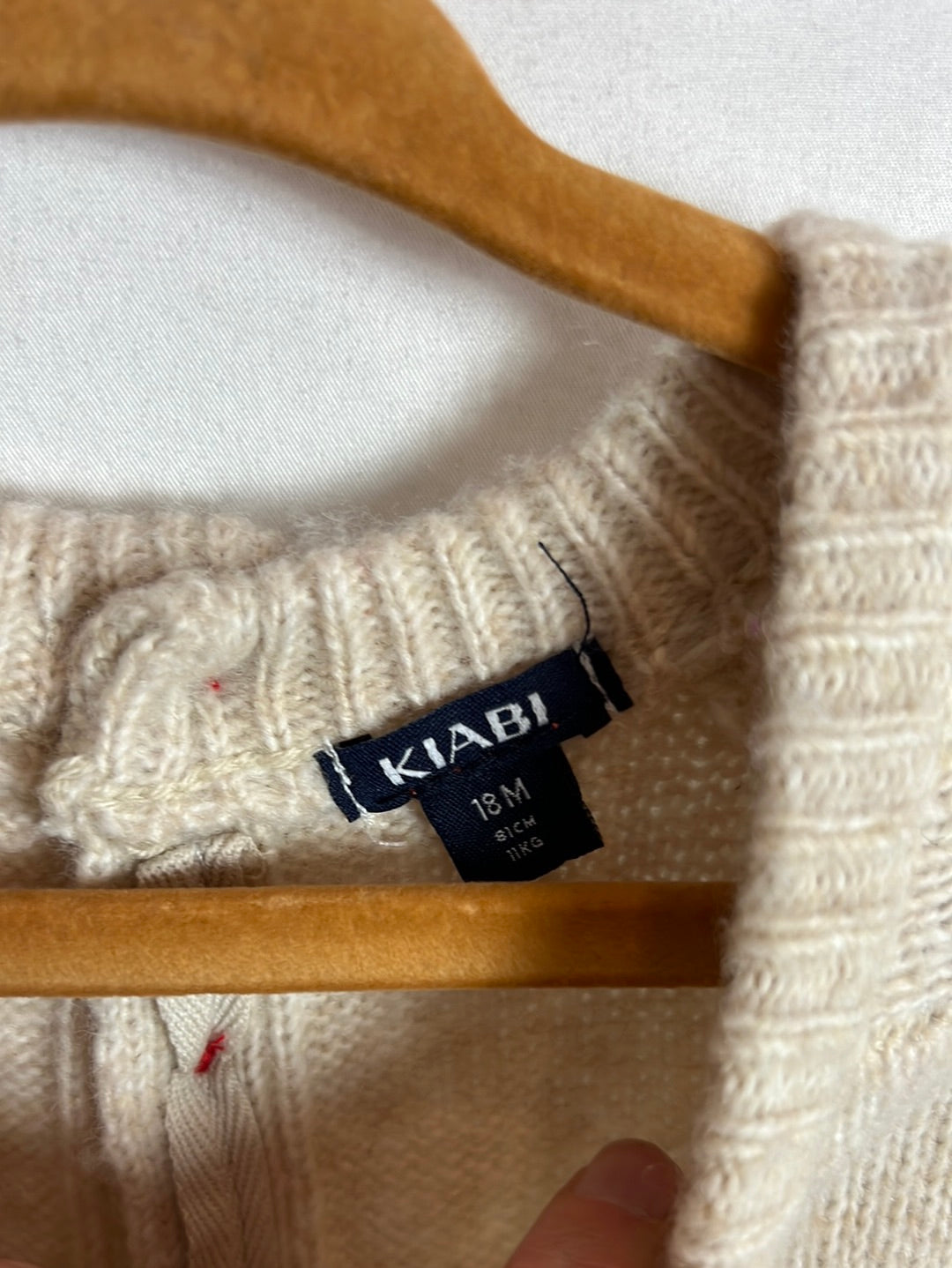 KABI. Christmas knit jumpsuit. Size 18 months