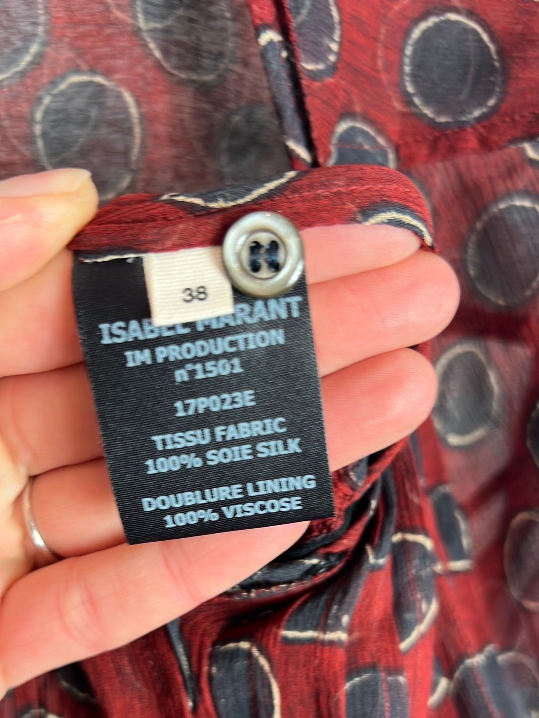 ISABEL MARANT ÉTOILE. Printed semi-sheer midi dress S 38