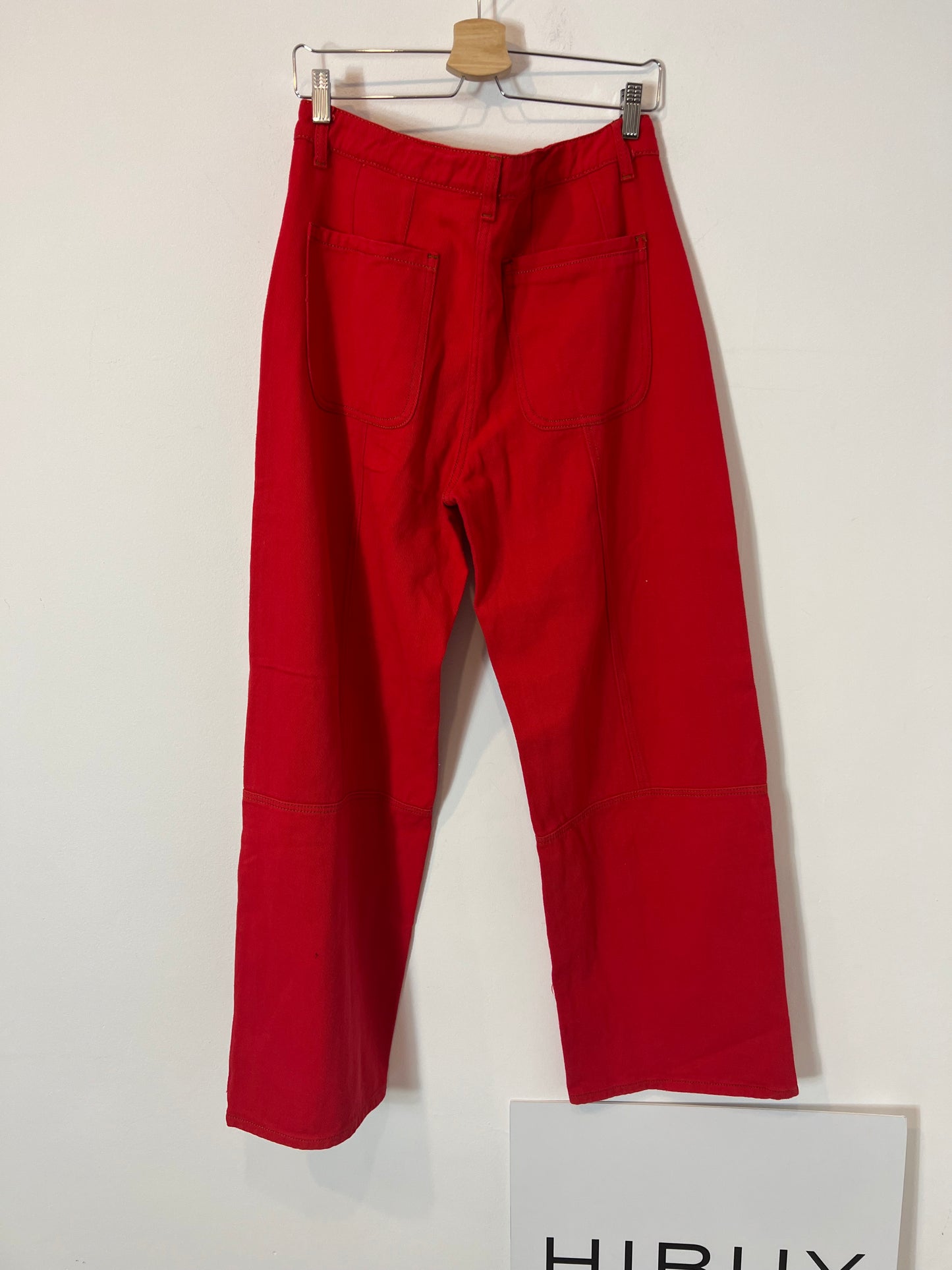 LIONESS. Pantalón denim ancho T.l