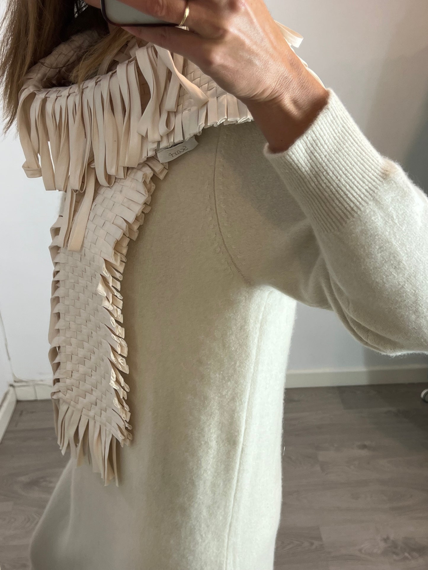 FORTE FORTE. Bufanda trenzada seda