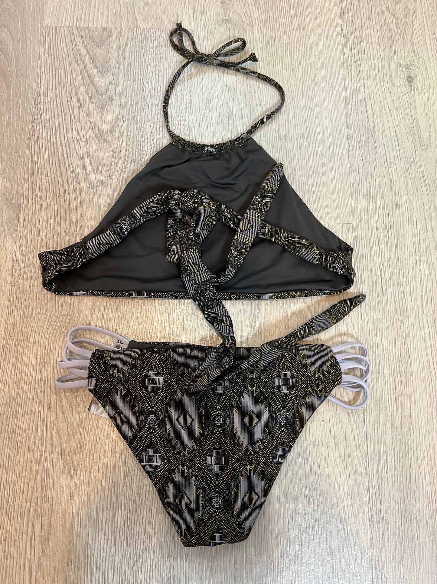 OTRAS.Bikini estampado. T XS