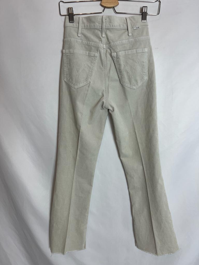 MOTHER. Cropped micro corduroy pants. Size 24 (32)
