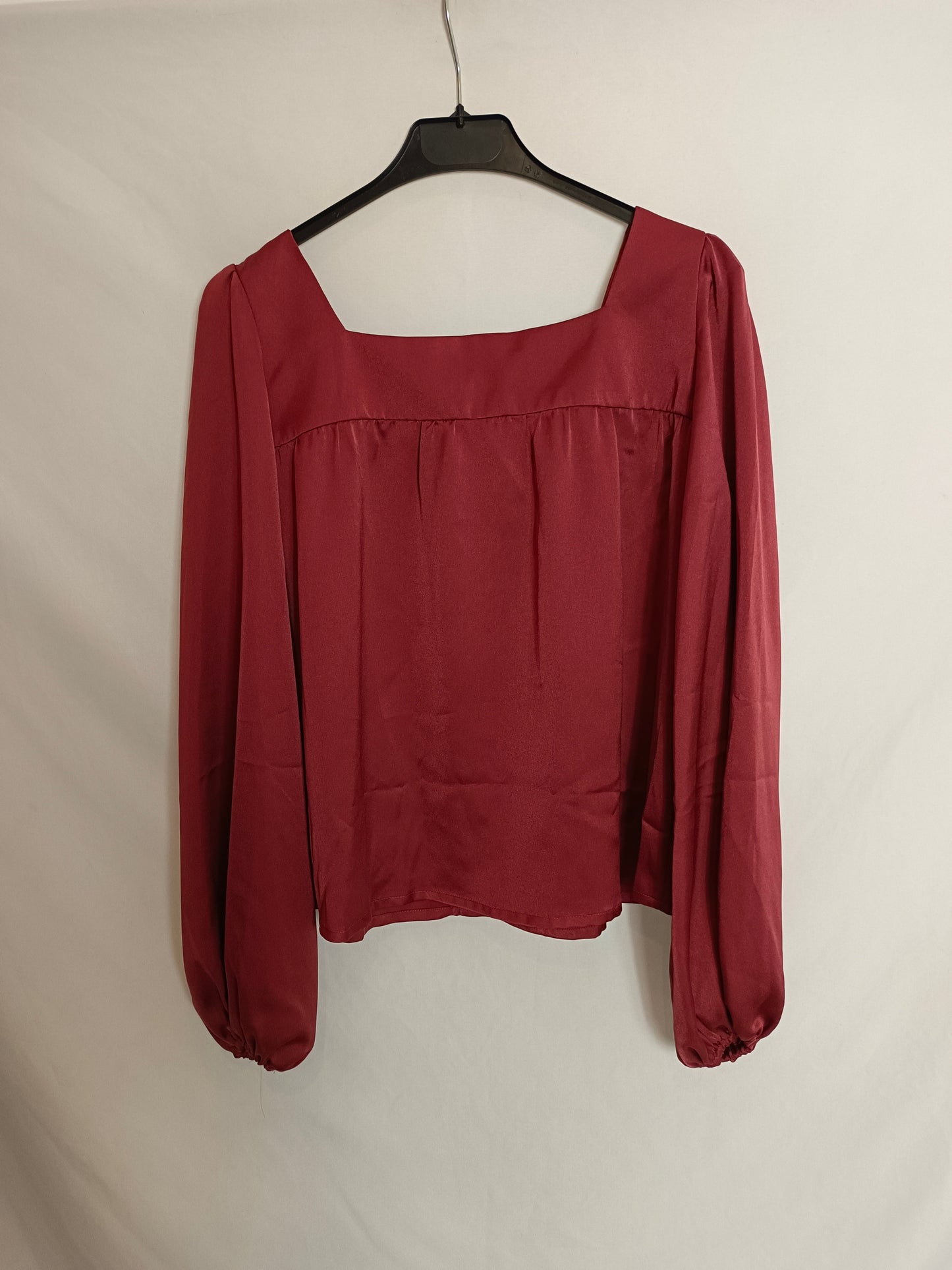 TRIANA BY C. Ts satin tile blouse