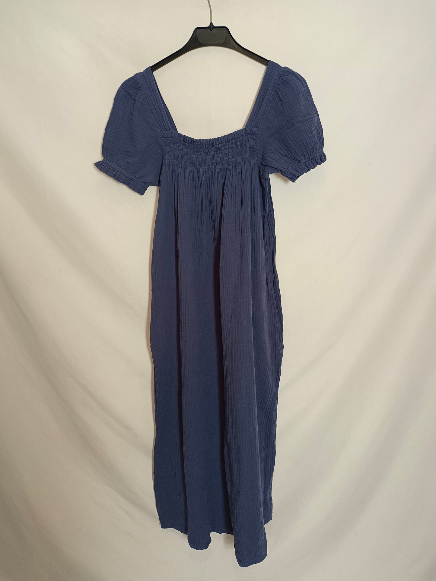 MAGNOLYA. Vestido azul midi T.0(xs)