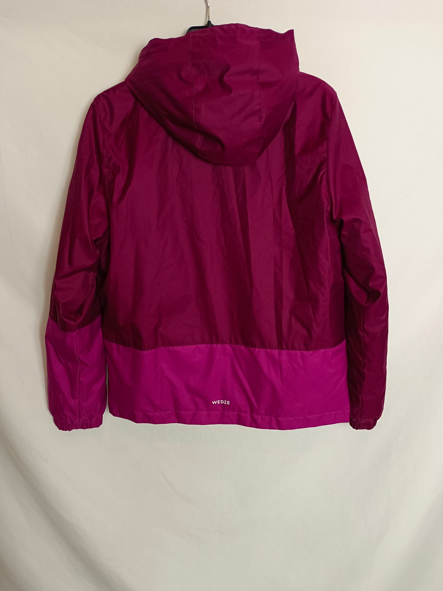 DECATHLON. Abrigo acolchado burdeos. T 14 años (S)