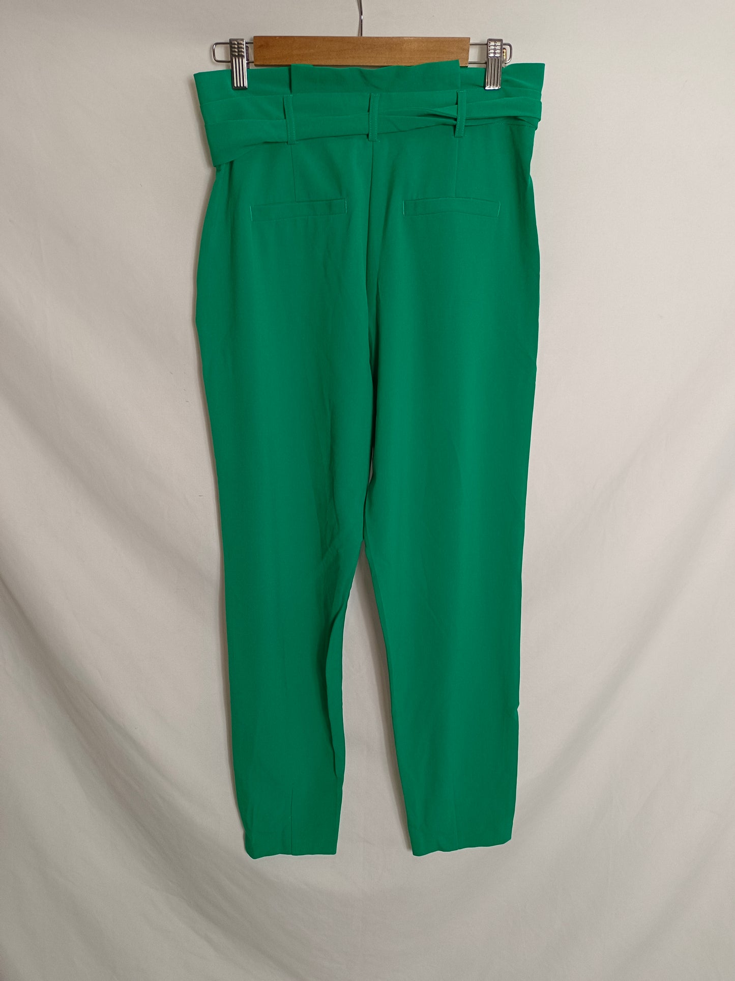 B.YOUNQ. Green belted trousers. Size 34