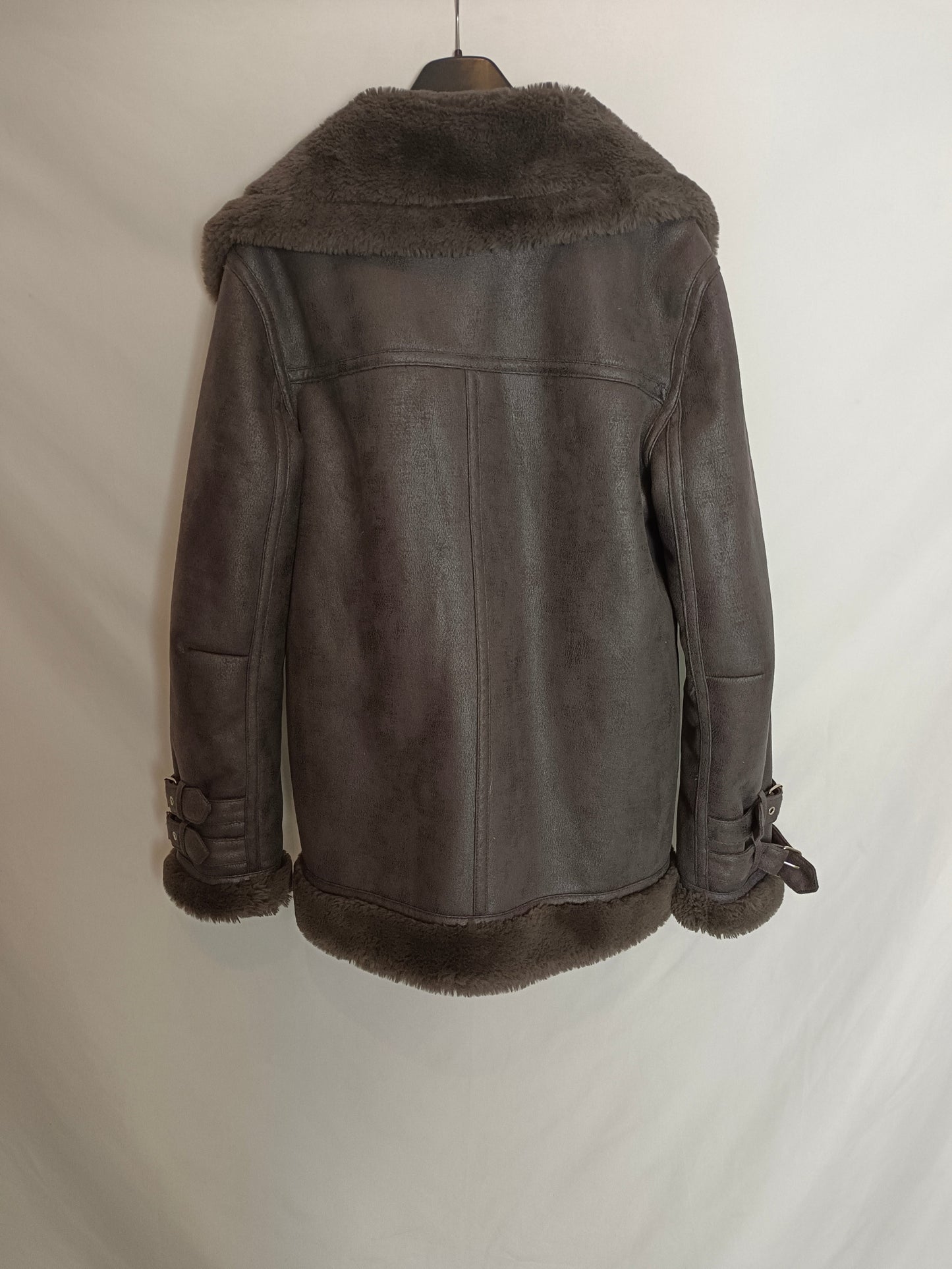 WAREHOUSE. Brown biker hair size 12 (m)